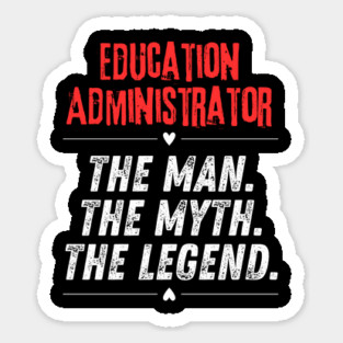 Education Administrator Sticker