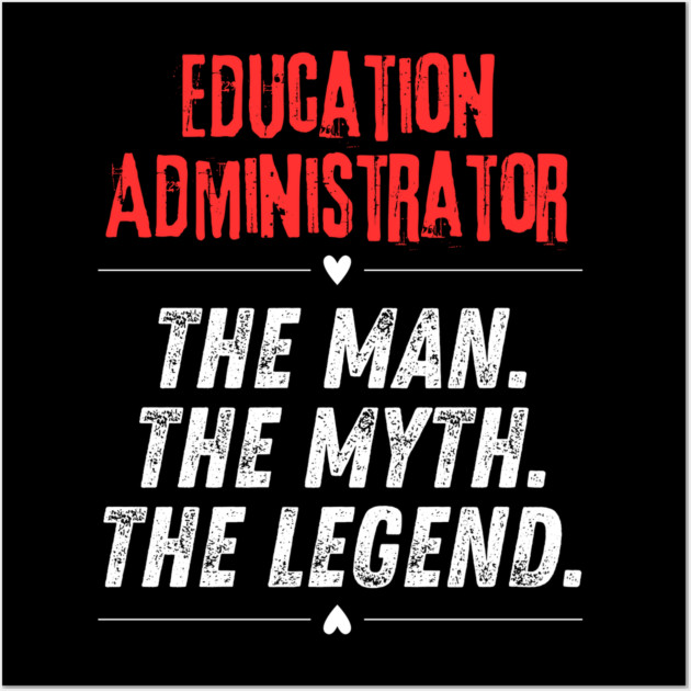 Education Administrator Wall Art by BlackMeme94