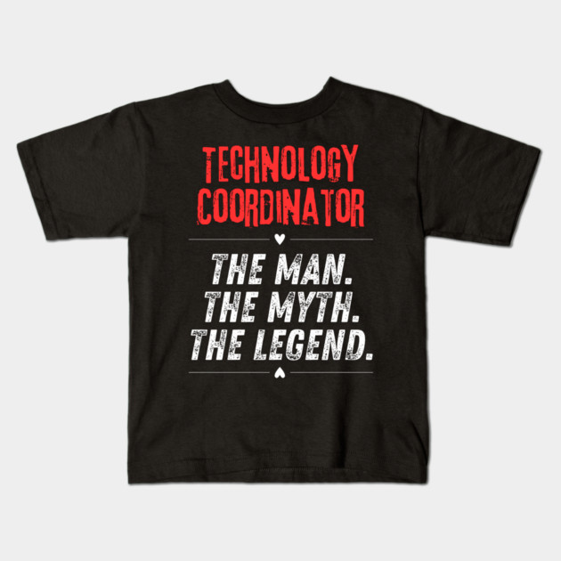 Technology Coordinator Kids T-Shirt by BlackMeme94