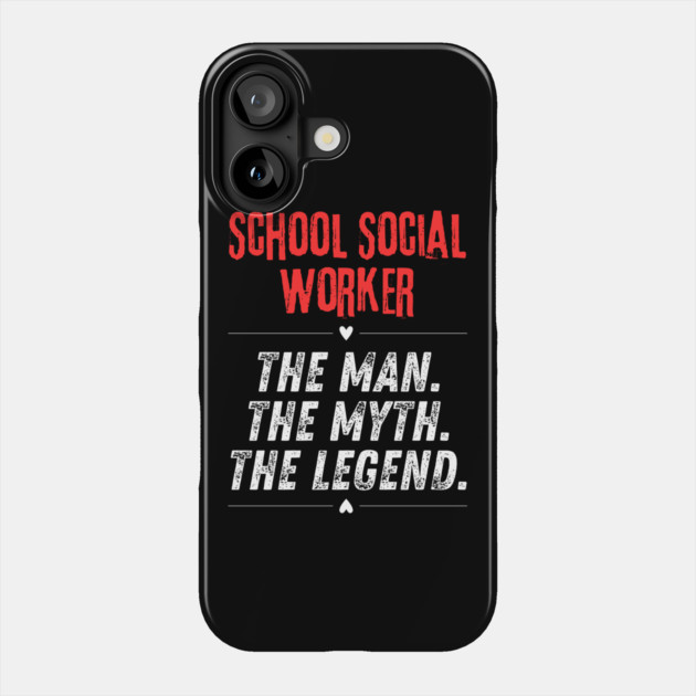 School Social Worker Phone Case by BlackMeme94