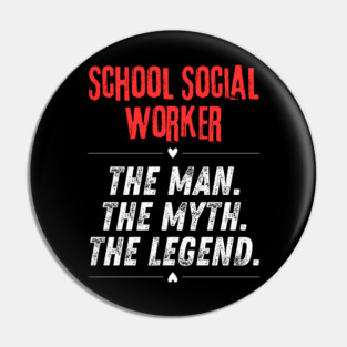 School Social Worker Pin
