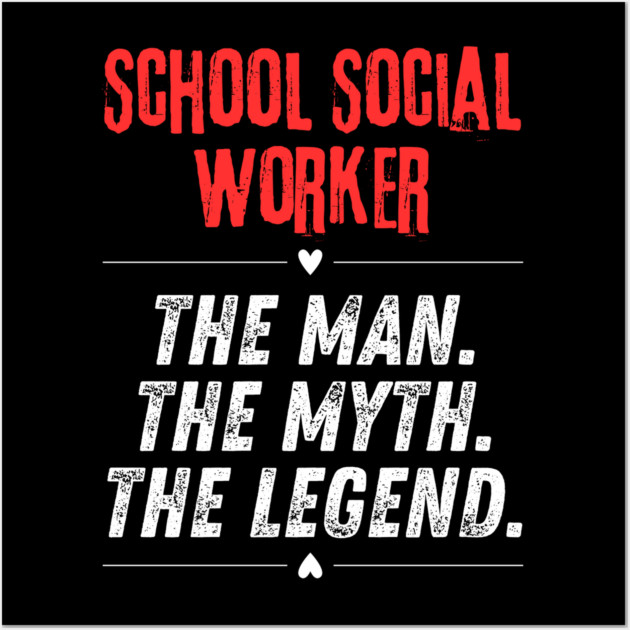 School Social Worker Wall Art by BlackMeme94