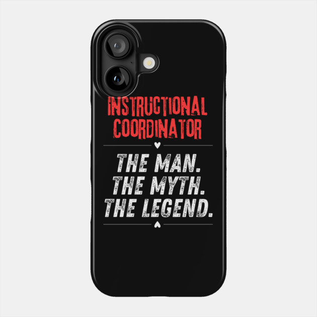 Instructional Coordinator Phone Case by BlackMeme94