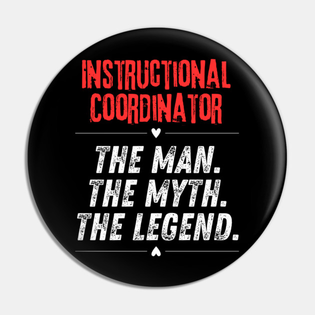 Instructional Coordinator Pin by BlackMeme94