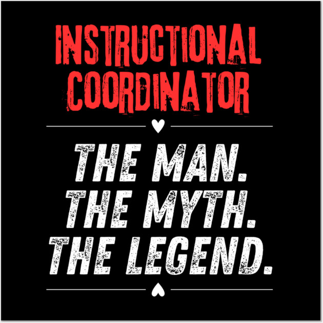 Instructional Coordinator Wall Art by BlackMeme94