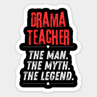 Drama Teacher Sticker