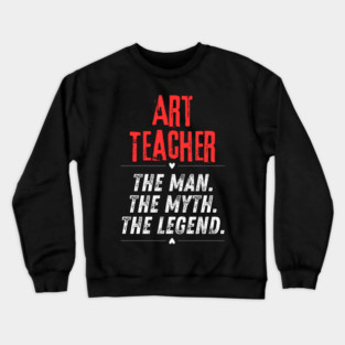 Art Teacher Crewneck Sweatshirt
