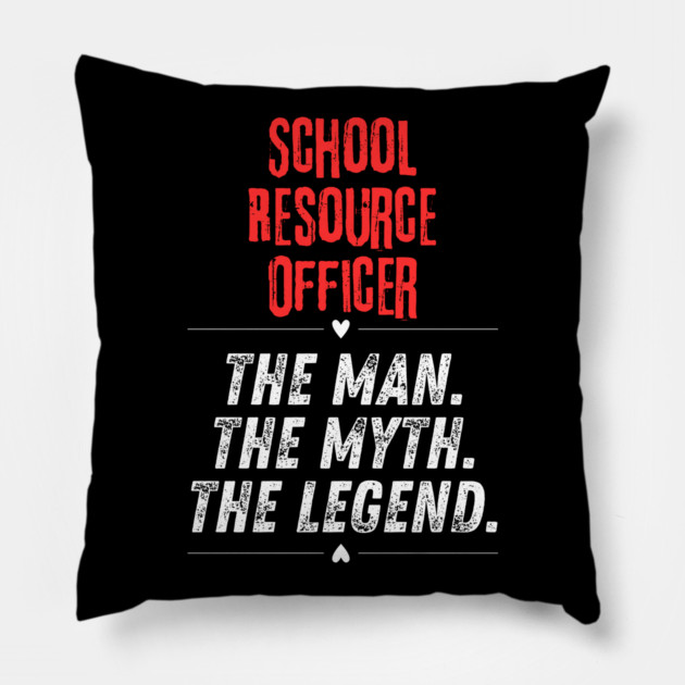 School Resource Officer Pillow by BlackMeme94