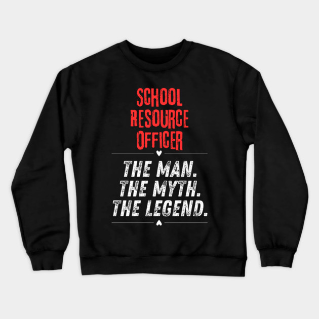 School Resource Officer Crewneck Sweatshirt by BlackMeme94