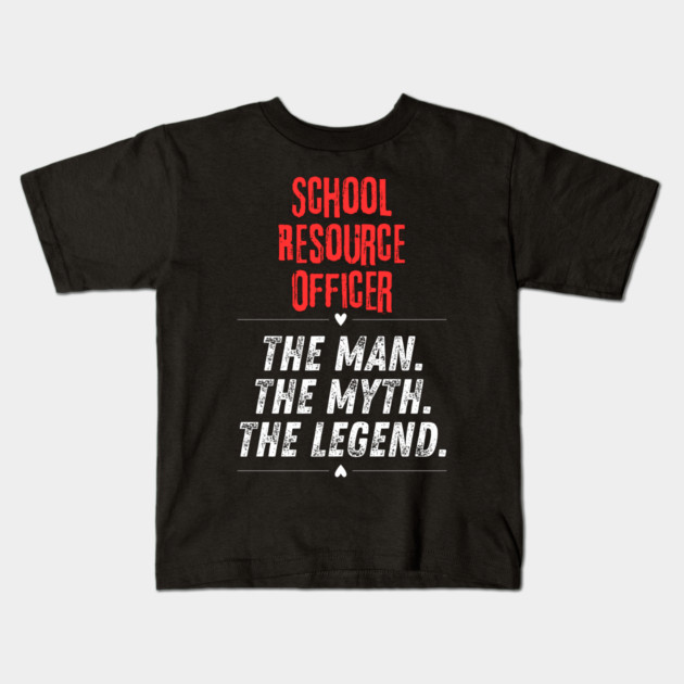 School Resource Officer Kids T-Shirt by BlackMeme94
