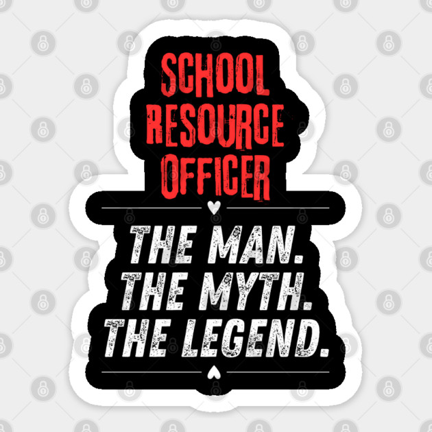 School Resource Officer Sticker by BlackMeme94