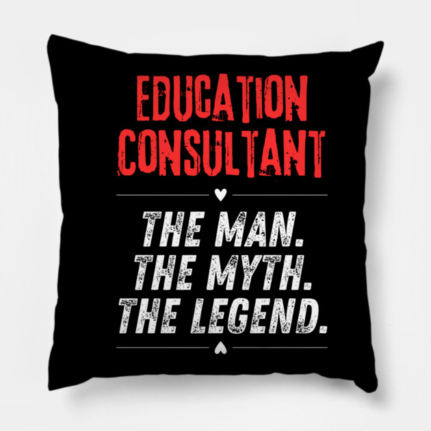 Education Consultant Pillow by BlackMeme94