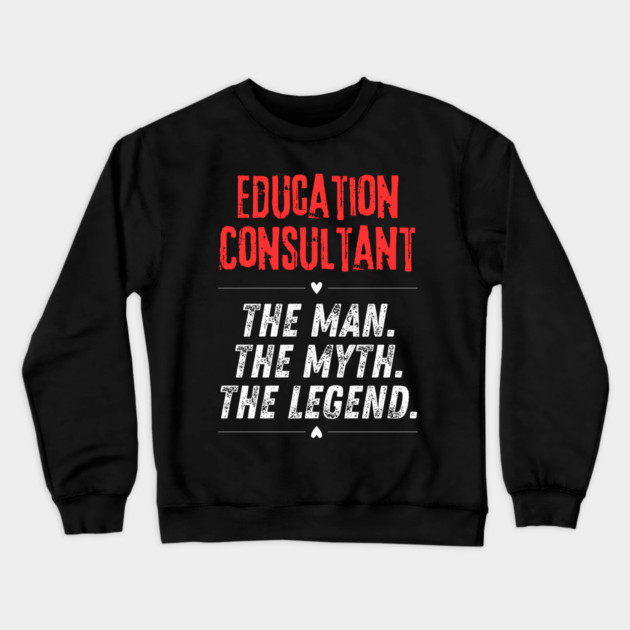 Education Consultant Crewneck Sweatshirt by BlackMeme94