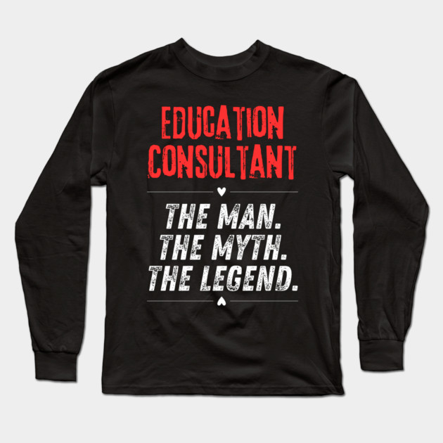 Education Consultant Long Sleeve T-Shirt by BlackMeme94