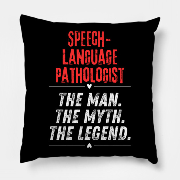 Speech-Language Pathologist Pillow by BlackMeme94