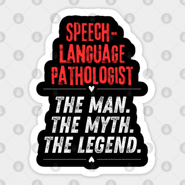 Speech-Language Pathologist Sticker by BlackMeme94