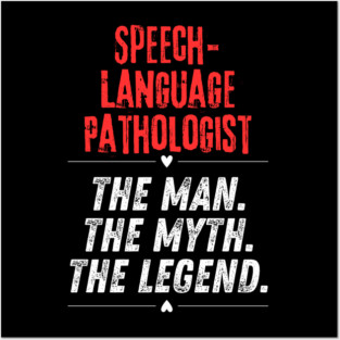 Speech-Language Pathologist Posters and Art