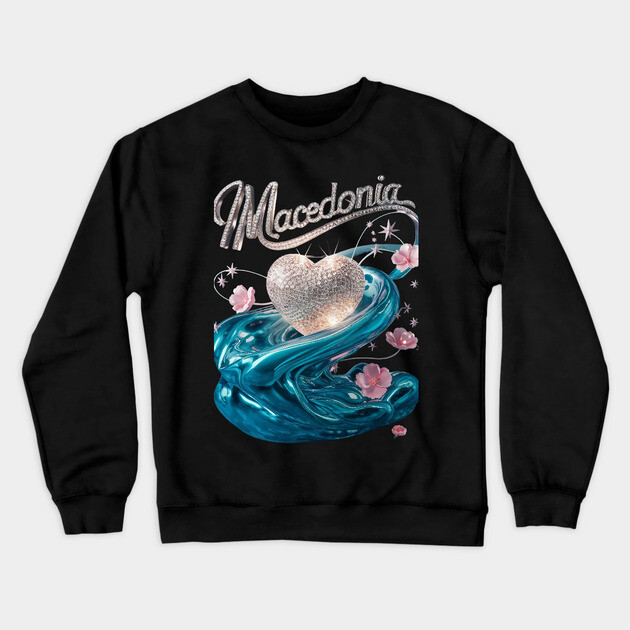 Macedonia Diamond Crewneck Sweatshirt by animegirlnft