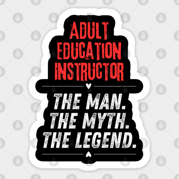 Adult Education Instructor Sticker by BlackMeme94