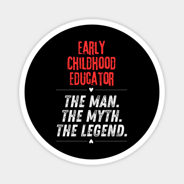 Early Childhood Educator Magnet by BlackMeme94