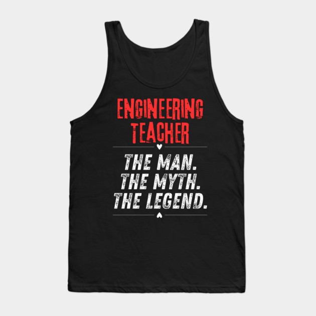 Engineering Teacher Tank Top by BlackMeme94
