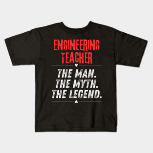 Engineering Teacher Kids T-Shirt