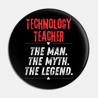 Technology Teacher Pin