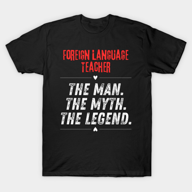 Foreign Language Teacher T-Shirt by BlackMeme94