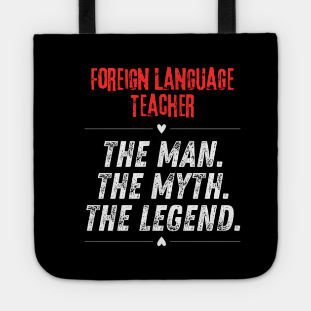 Foreign Language Teacher Tote by BlackMeme94