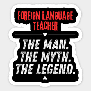 Foreign Language Teacher Sticker