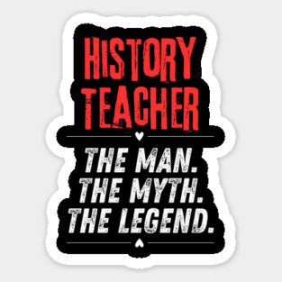 History Teacher Sticker