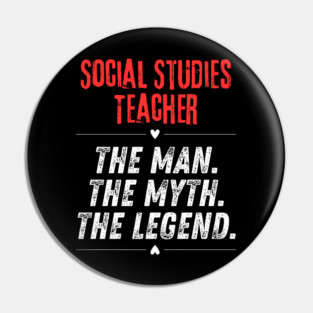 Social Studies Teacher Pin