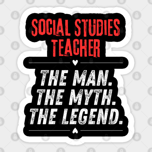 Social Studies Teacher Sticker by BlackMeme94