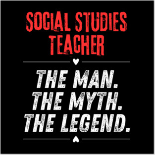 Social Studies Teacher Posters and Art
