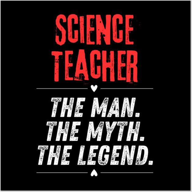 Science Teacher Wall Art by BlackMeme94