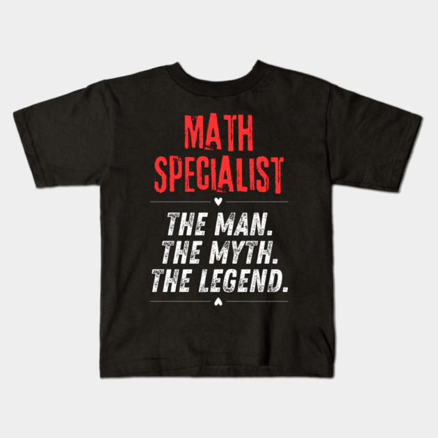 Math Specialist Kids T-Shirt by BlackMeme94