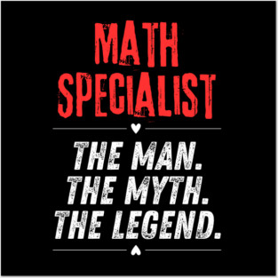 Math Specialist Posters and Art
