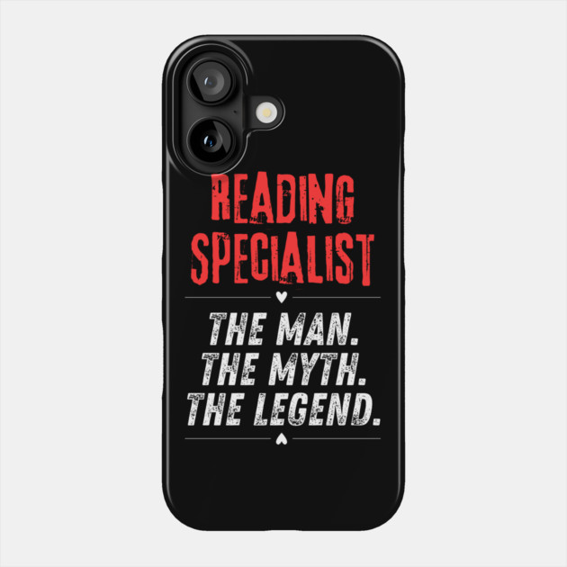 Reading Specialist Phone Case by BlackMeme94