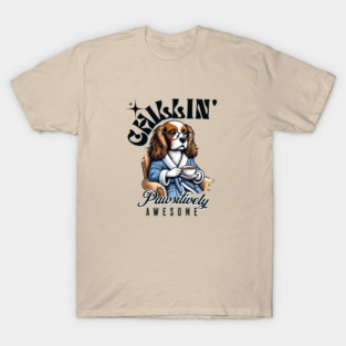 Pawsitively Awesome Cute Dog T-Shirt