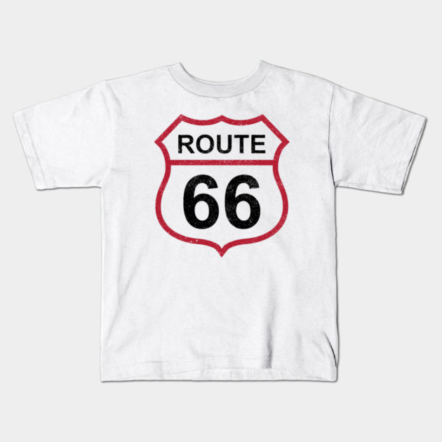 Route 66 Kids T-Shirt by Timeless Chaos