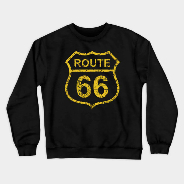 Route 66 Vintage Crewneck Sweatshirt by Timeless Chaos