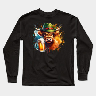 Oktoberfest Cow Long Sleeve T-Shirt