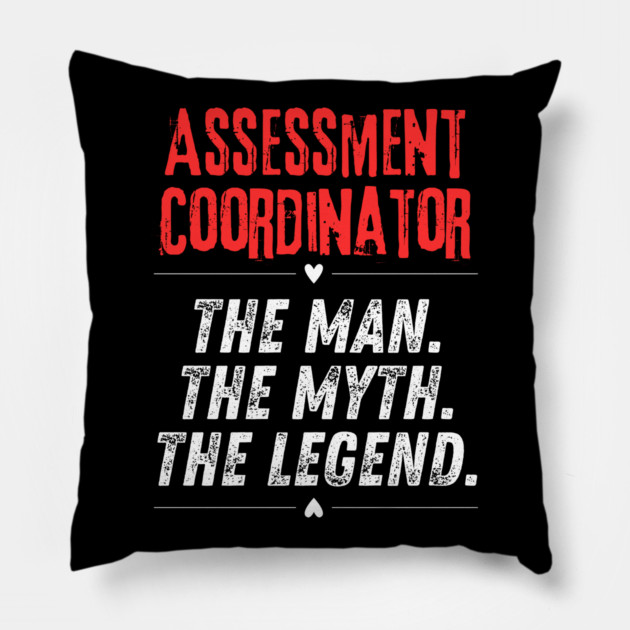 Assessment Coordinator Pillow by BlackMeme94