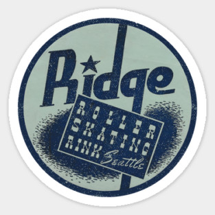 Vintage Roller Skating Seattle Sticker