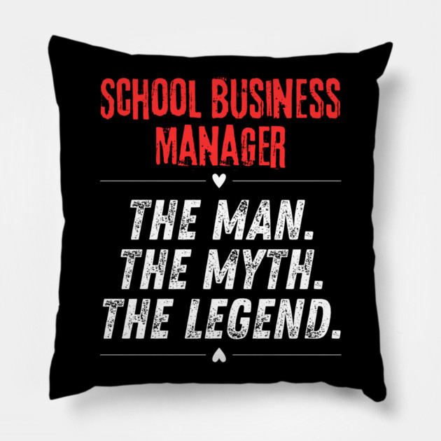 School Business Manager Pillow by BlackMeme94