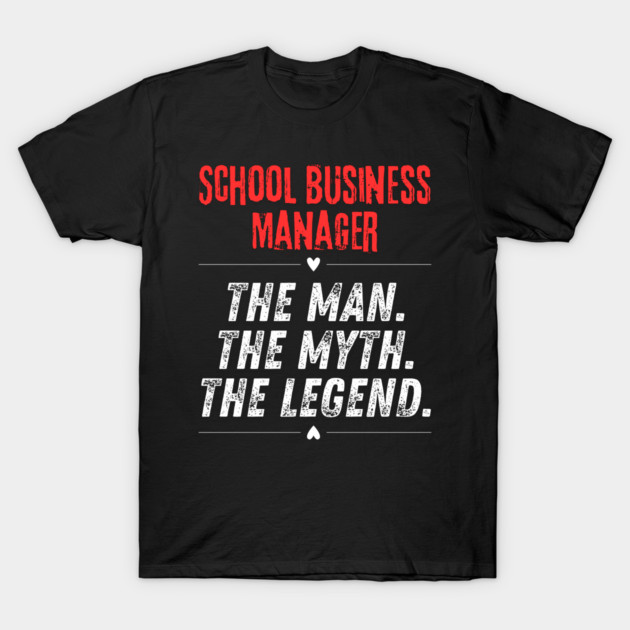 School Business Manager T-Shirt by BlackMeme94