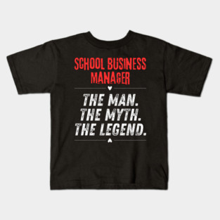 School Business Manager Kids T-Shirt