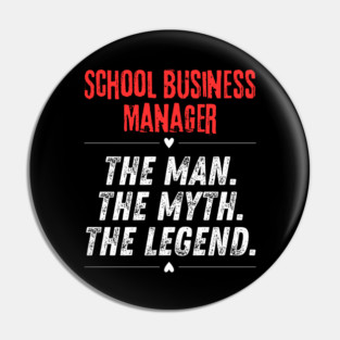 School Business Manager Pin