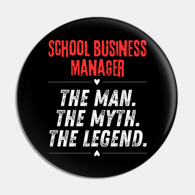 School Business Manager Pin by BlackMeme94