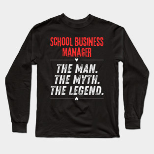 School Business Manager Long Sleeve T-Shirt